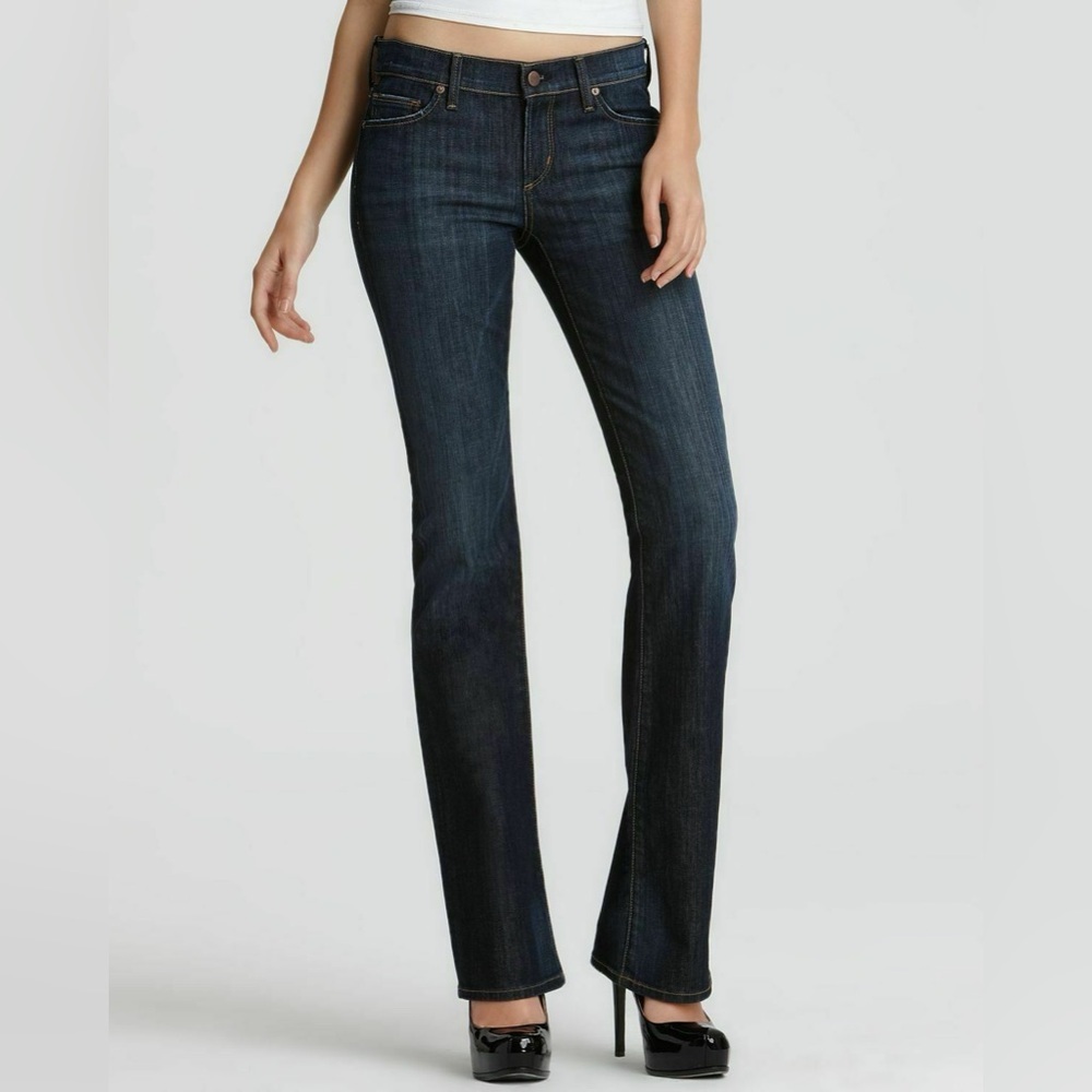 Citizens of Humanity Kelly #001 Low Waist Dark Wash Bootcut Jeans Size 27